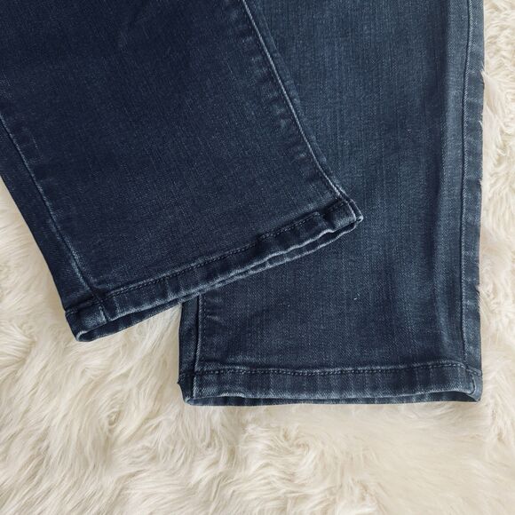 Simply Vera Wang Skinny Mid Rise Jeans 14 (37x29) Blue Dark Wash Stretch Womens - Picture 7 of 8